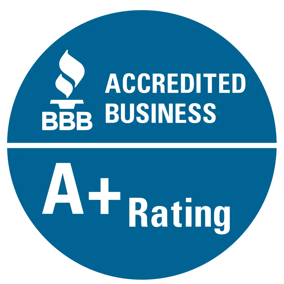 BBB Accredited A+ Rating