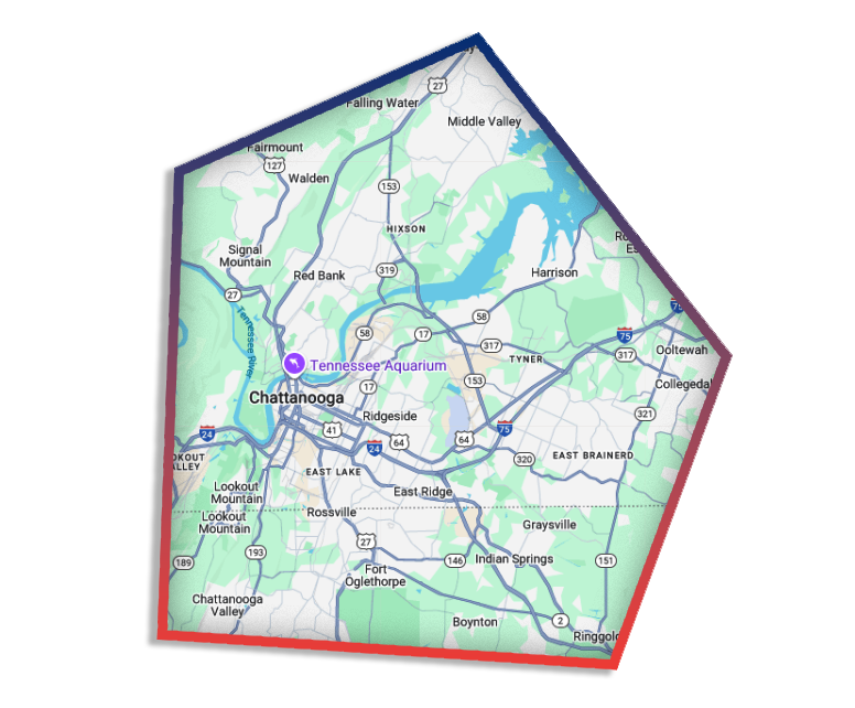 Chattanooga service area map Jaco Contracting