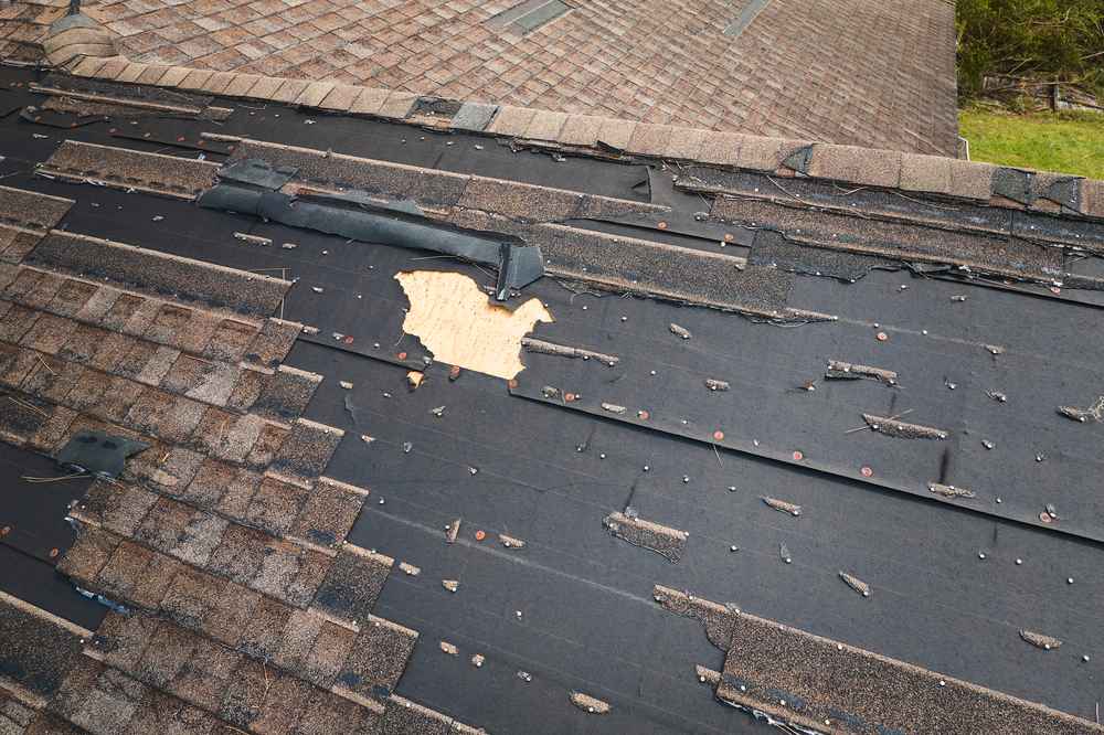 storm roof damage